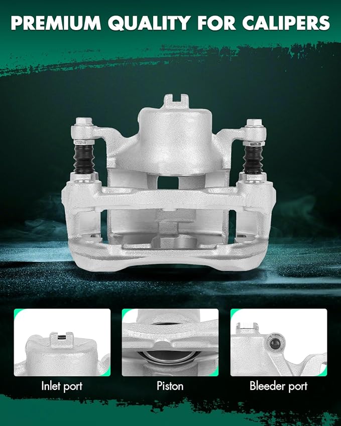 SCITOO Front Left Brake Caliper With Bracket 19B3308 Compatible For Nissan Altima 2007-2013, For Nissan Sentra 2007-2012
