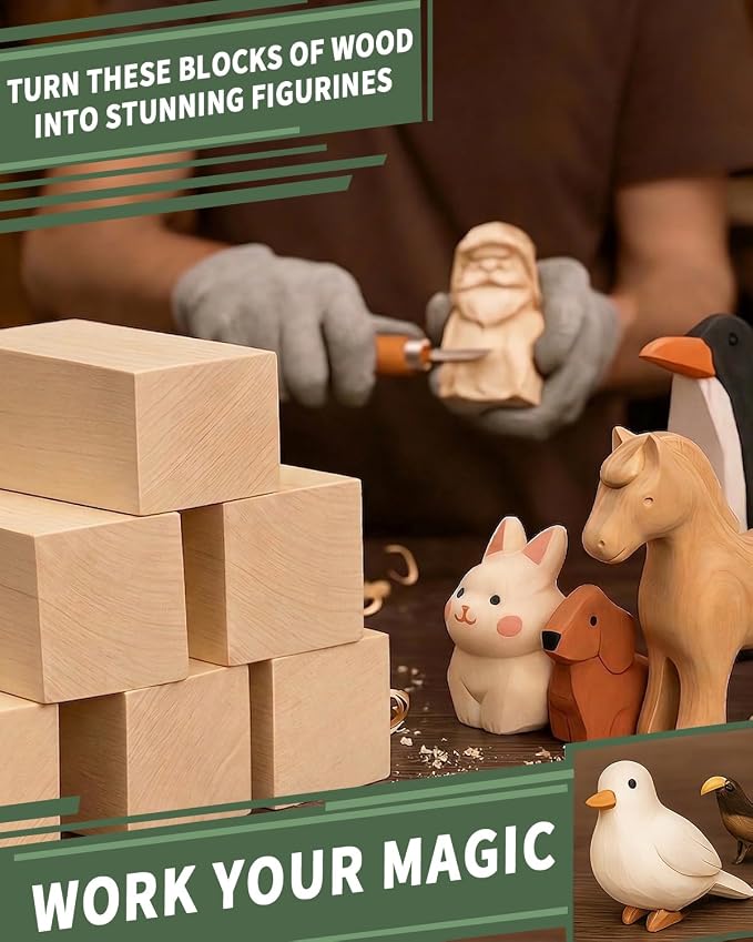 Basswood Carving Blocks for Beginners - Image 6