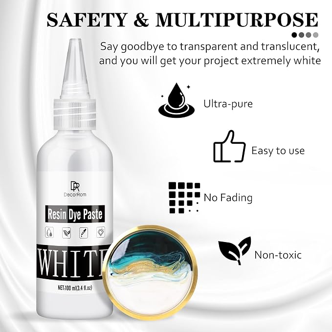 White Epoxy Resin Pigment Paste - Image 4