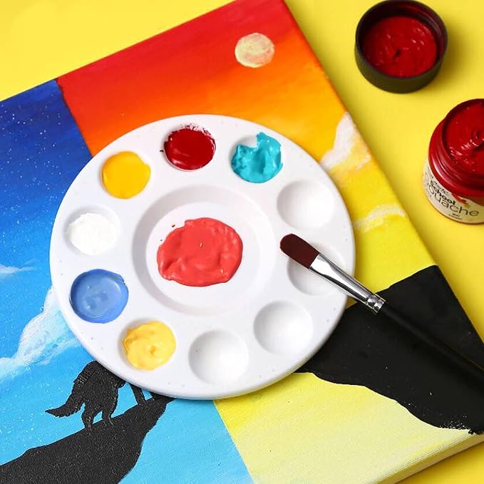 Paint Tray Palette, Plastic Paint Pallet or Pupils to Painting, DIY Craft - Image 2