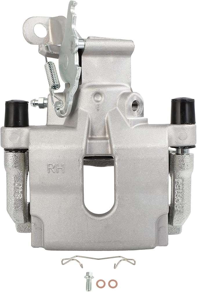 SCITOO 19B3897 Rear Right Disc Brake Caliper w/Bracket Fit For Jaguar For S-Type 2005-2008,For Jaguar For Vanden Plas 2005-2009,For Jaguar For XF 2009-2013,For Jaguar For XKR 2007-2009, Single Piston