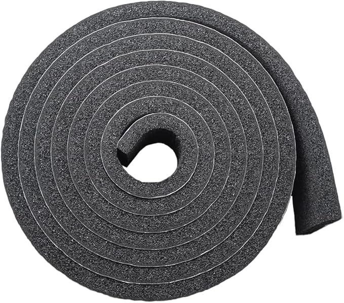 DOBTIM Pipe Insulation Foam Wrap Tape, self Adhesive with high Resilience for Pipe Insulation Wrap 13 Ft Long x 4 Inch Wide x 1/5 Inch Thick