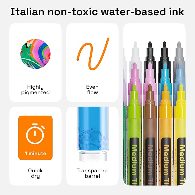 ARTISTRO 30 Fabric Markers - Image 5