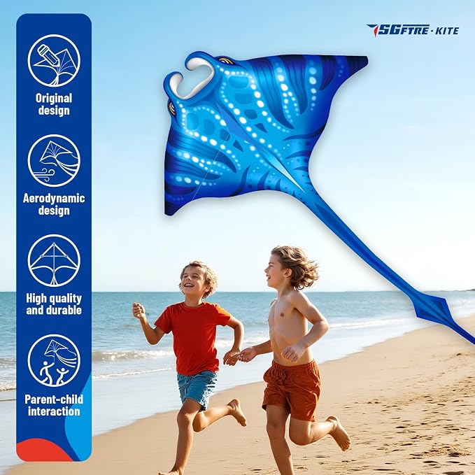 SGftre 3 Piece Set Butterfly Delta Octopus Kites - Image 4