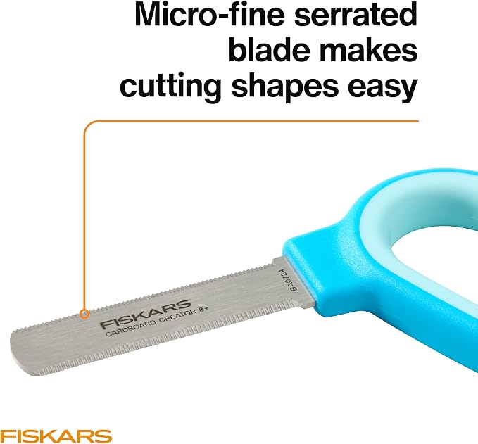 Fiskars Kids Cardboard Creator – Safer Cardboard Cutting Tool - Image 6