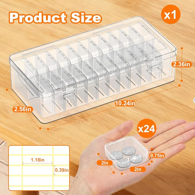 Bead Organizer Box, Craft Storage Box - Image 2