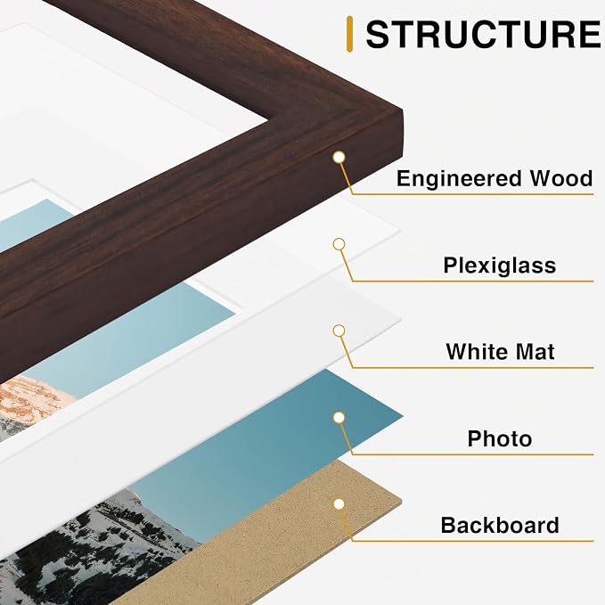 Vittanly 15 Pack Picture Frames Collage Wall Decor - Image 6