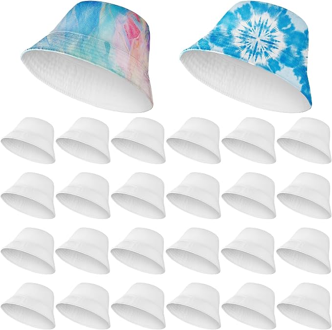 Aneco White Bucket Hats, DIY Bucket Hats by Aneco