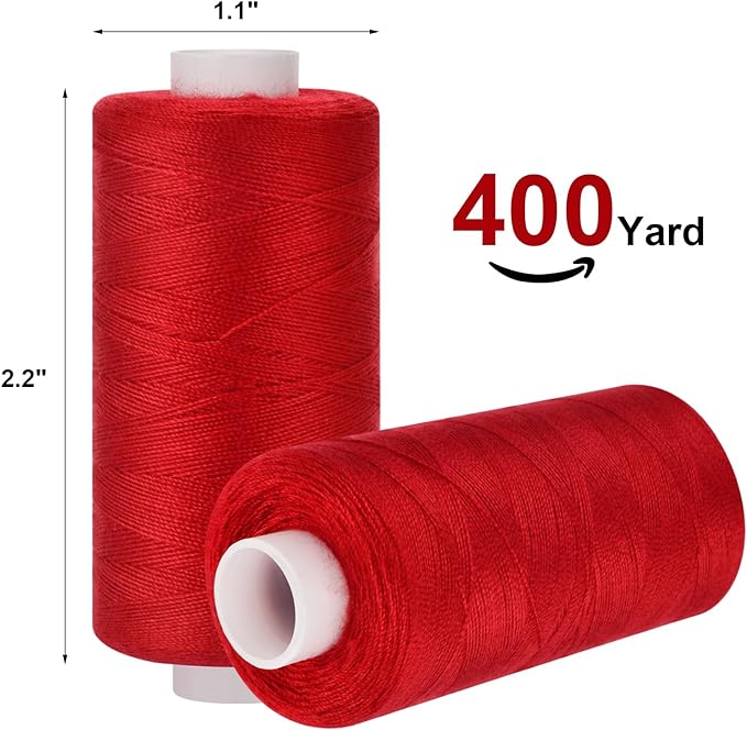 Eoehro 72pcs Sewing Thread Kit, 36 Colors Embroidery Thread, Prewound Bobbins - Image 2