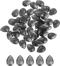 MECCANIXITY 50PCS Flat Back Acrylic Teardrop Gems 10x14mm Artificial Rhinestones by MECCANIXITY