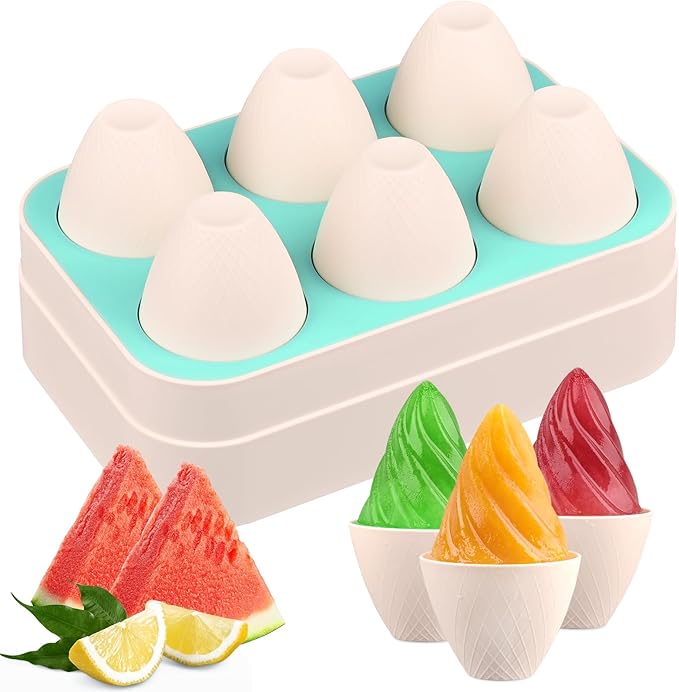 WMKGG Popsicles Molds, Silicone Ice Cream Moulds, Easy Release, Mini Popsicle by Focusonthekitchensupplies