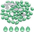 MECCANIXITY 50PCS Flat Back Acrylic Teardrop Gems 10x14mm Artificial Rhinestones by MECCANIXITY