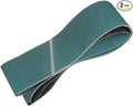 HARFINGTON 6 x 89 Inch Sanding Belts, 2 Pcs 60 Grit Zirconia Abrasive Belt Sander File Belt for Woodworking, Metal Polishing, Knife Sharpener