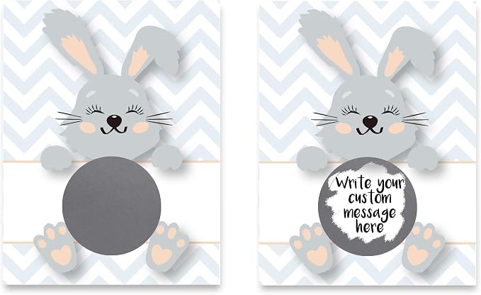My Scratch Offs 20 Pack Funny Easter Bunny DIY Make Your Own Scratch Off Cards - Image 2