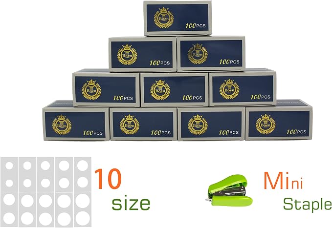 Boen Coin Flips 10 Assorted Sizes 1000Pcs Coin Holders - Image 3