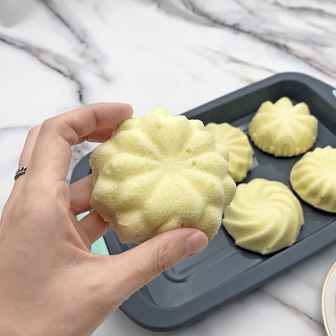 To encounter Silicone Cupcake Baking Cups, Food Grade Non-Stick Muffin Liners - Image 7