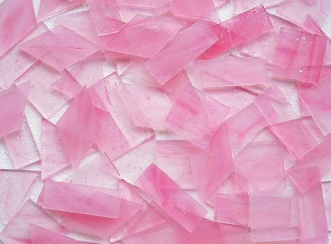 Crisp Texture Transparent Glass Mosaic Tiles, 200g Stained Glass Pieces - Image 7
