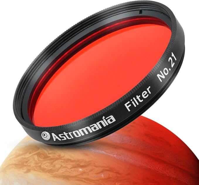 Astromania 2 Inch Telescope Planetary Color Eyepiece Filter #21 Orange | by AstromaniaOptics