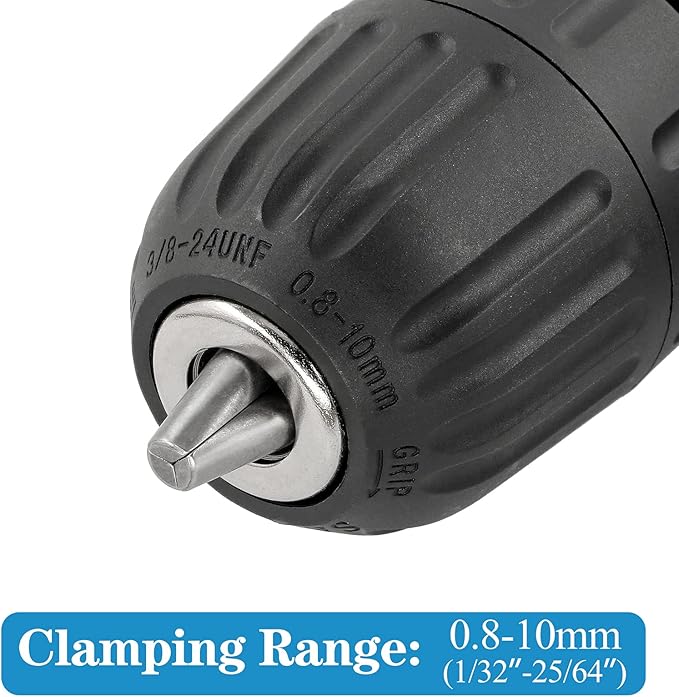 Cordless Right Angle Drill Adapter, 90 Degree Adapter Drill 8mm Hex Shank Power Tool Attachment (Chuck Range: 0.8mm-10mm)
