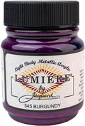 Jacquard Lumiere 2.25oz Fabric Paint Burgundy by Jacquard