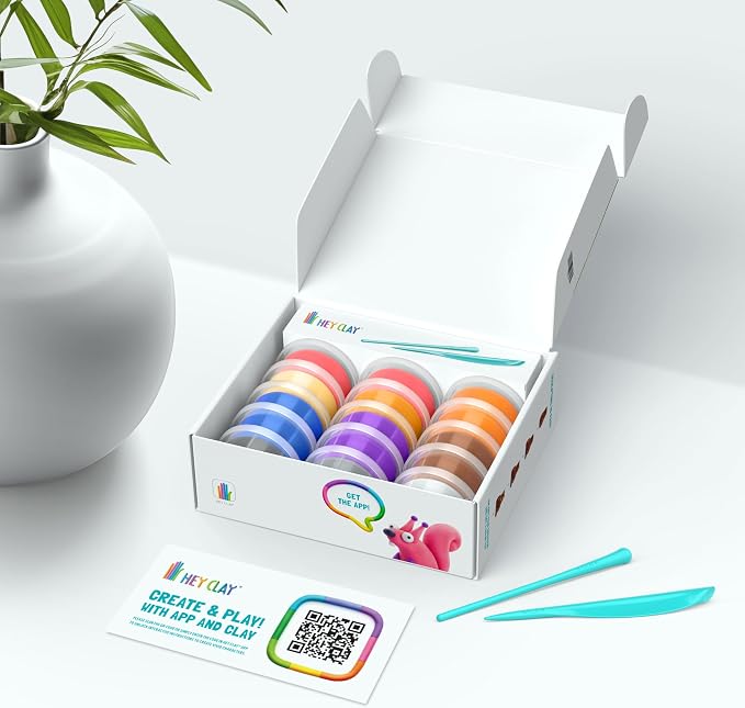 HEY CLAY Set - Colorful Modeling Air Dry Clay Kit - Image 2