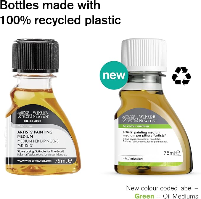 Winsor & Newton Refined Linseed Oil, 500ml Bottle - Image 3