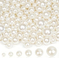 2000PCS Pearls for Crafting, Ivory No Hole Beads for Centerpieces Vases by Unknown