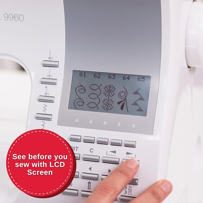SINGER Quantum Stylist 9960 Computerized Sewing & Quilting Machine – Metal - Image 5