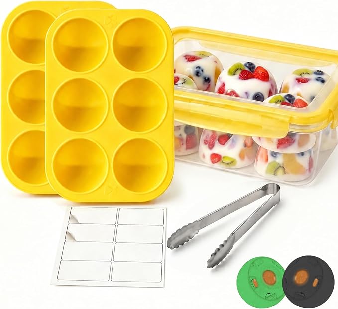 BABORUI Popsicles Molds Kit for Woof Pupsicle Large 25-75lbs, 12 Cavities by BABORUI