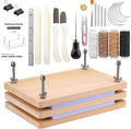 JUPEAN 34 Pcs Book Binding Kits, Book Press, Books Making Kit by Jupean
