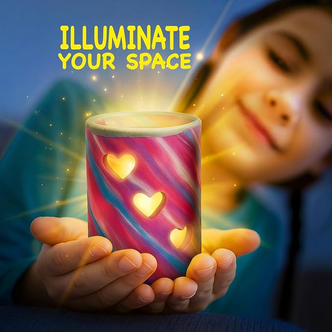Light-up Clay Lanterns Making Kit Activity - Image 4