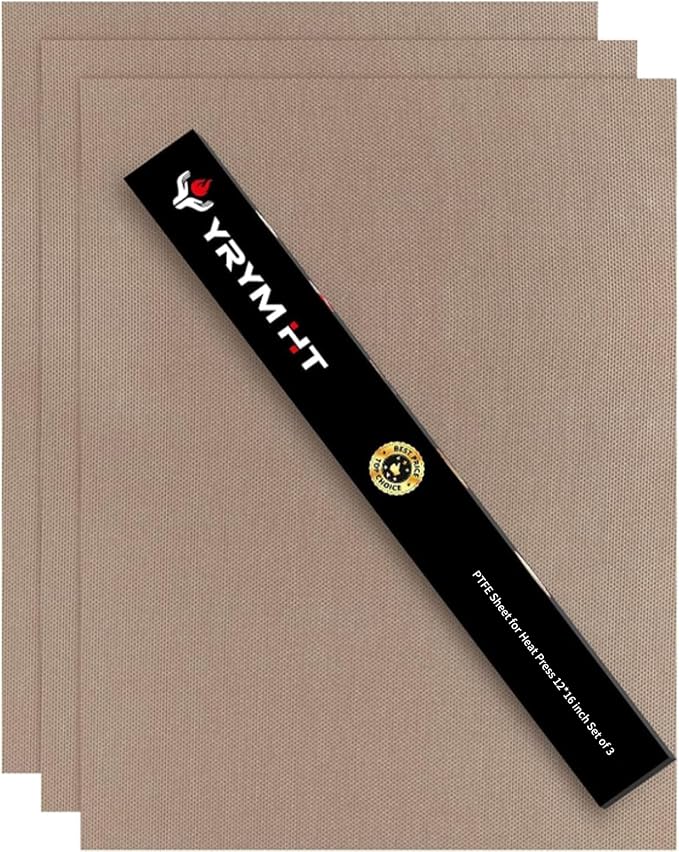 3 Pack PTFE Sheet for Heat Press by YRYMHT