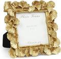 Cuspin Small Picture Frames 4x4 Square Frame, Ornate Gold Vintage Picture Frame by Cuspin