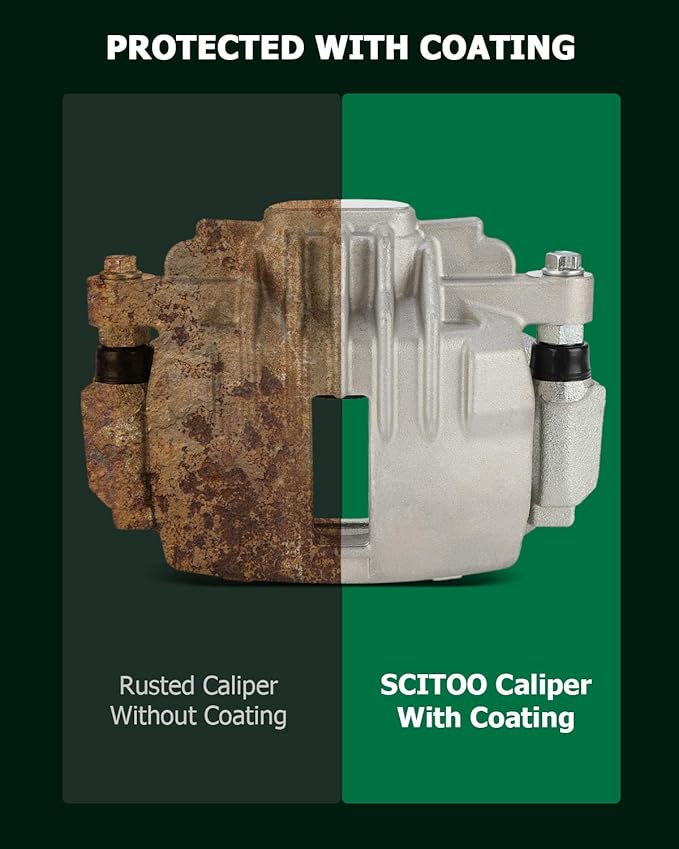 SCITOO 18B4712 Rear Left Disc Brake Caliper Assembly w/Bracket For Chevy For Blazer/For S10,For GMC For Jimmy/For Sonoma,For Isuzu For Hombre,For Oldsmobile For Bravada