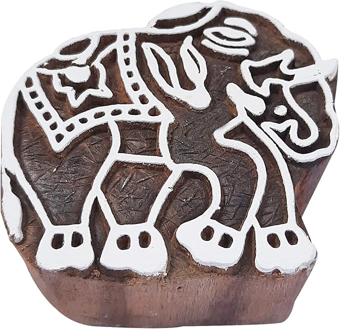 Royal Kraft Wooden Stamps DIY Fabric, Henna Printing Blocks THDtag111 by RoyalKraft