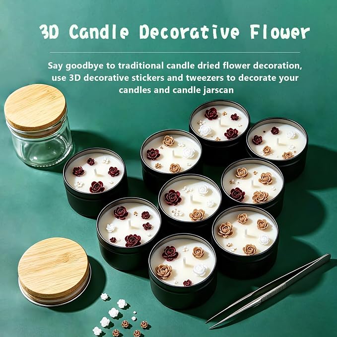 FAIRYELF Candle Making Kit for Adults, Soy Wax & Wax Melter, DIY Candle Kit | - Image 5