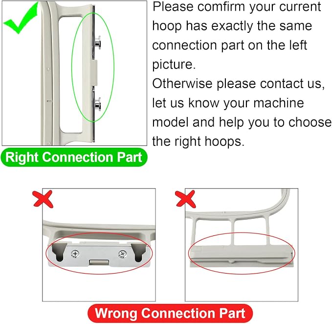 Sew Tech Embroidery Hoops for Brother SE700 PE535 SE600 PE545 SE400 PE570 SE725 - Image 2