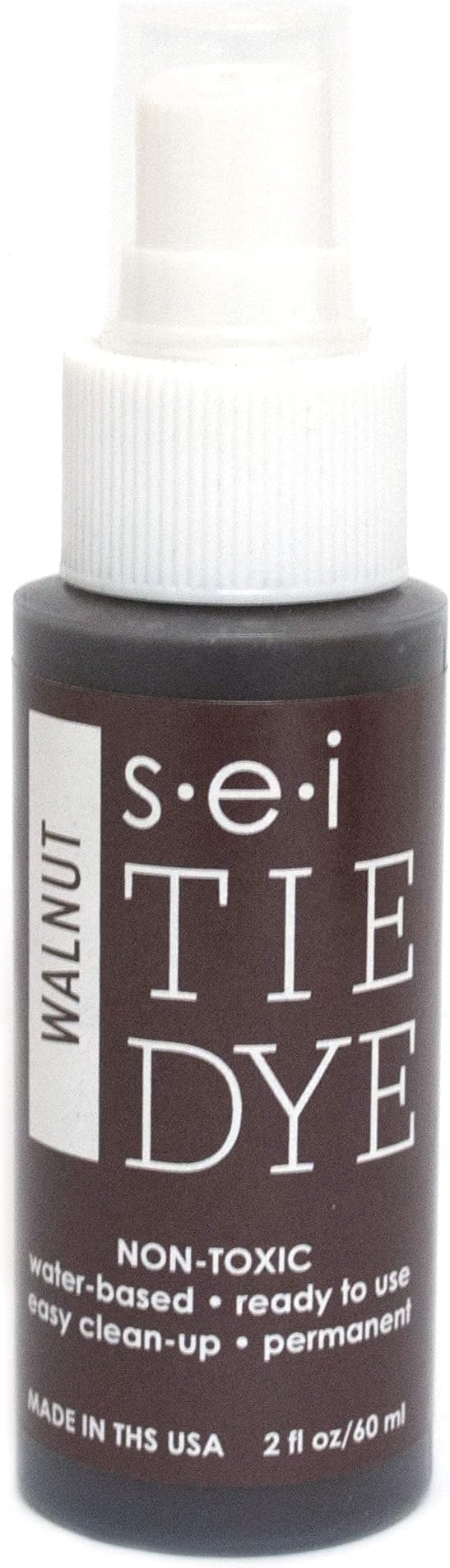 S.E.I. Walnut Tie Dye Spray Bottle: 2oz. Non Toxic Fabric Dye Spray, DIY by SEI