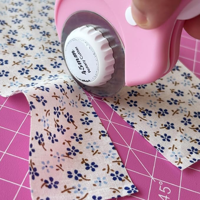 45mm Rotary Cutter and Mat Set, Fabric Cutter Wheel and 12x18 Inch Self Healing - Image 6