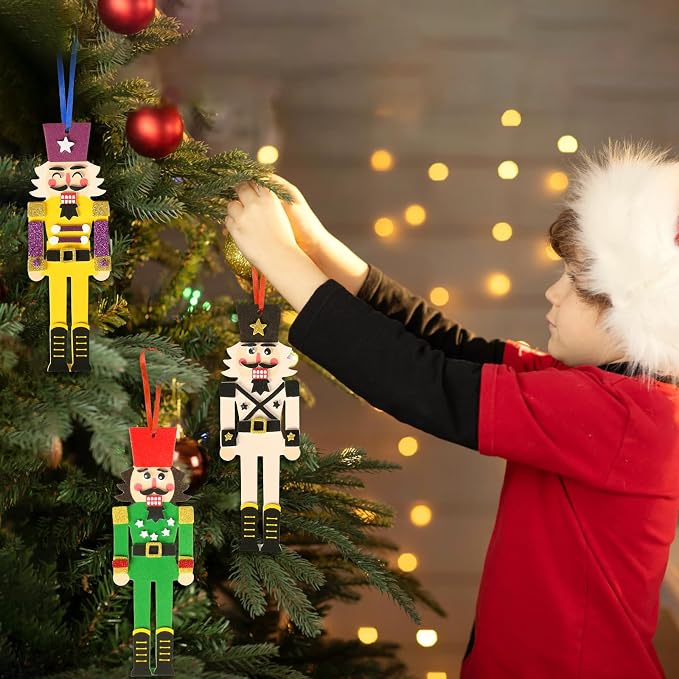 Fennoral 12 Pack Nutcracker Craft Kit - Image 4