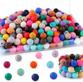 150Pcs 12mm Silicone Beads for Keychain Making and Bracelet Making, 30 Colors by Homepage