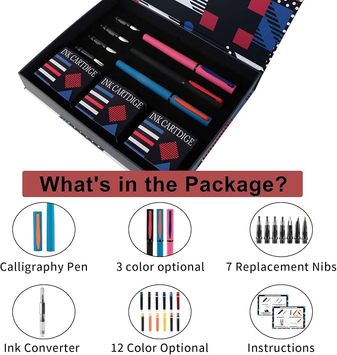 Calligraphy Pen Set, Fountain Pens - Image 5