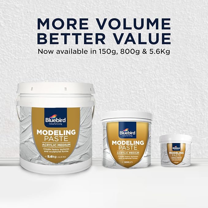 Bluebird Thick Modeling Paste White 4 Liter / 5.6 kg - Image 7