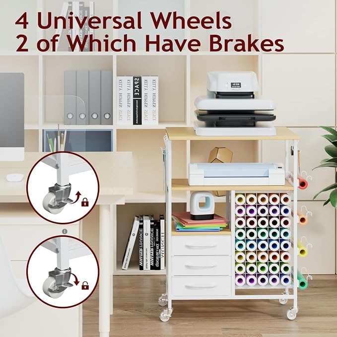 Homsorout Movable Heat Press Table - Image 7