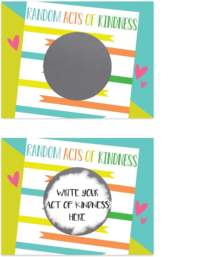 Make Your Own DIY Scratch Off ScratchNotes 20 Pack 3x4 Note Cards & Stickers - Image 2