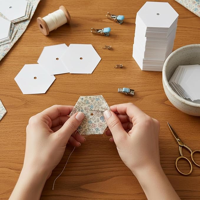2050 PCS 1" Paper Piecing for Quilting DIY Patchwork Sewing Crafts for DIY - Image 5