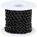 Jishi 16ft Aluminium Curb Chain Roll, Thick Twisted Chain Links, Jewelry Making by Jishi