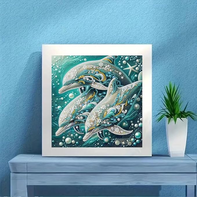 Dolphin Animal Diamond Art Kits - Image 3