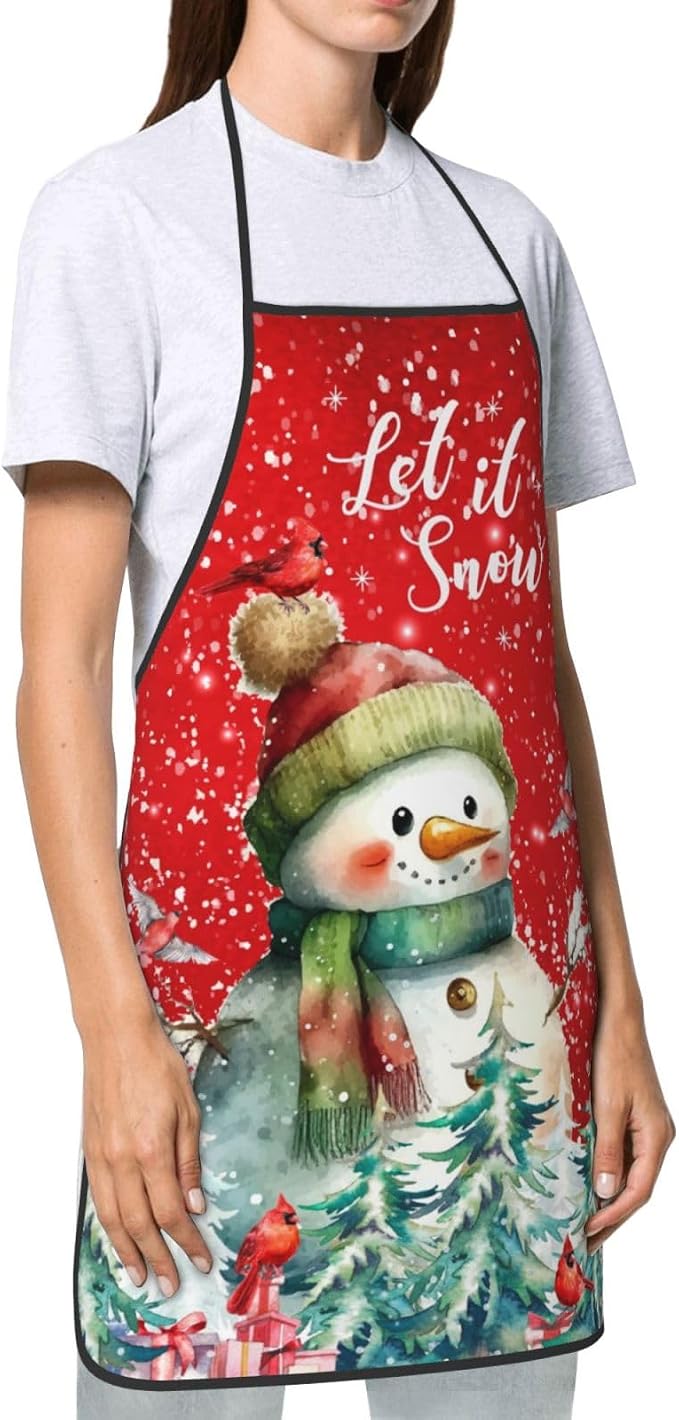 Apron Cooking Chef Work Shop Women Men Baking Decorations Painting Bbq Grilling - Image 4