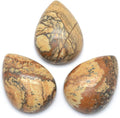 Fashewelry Natural Teardrop Flat Back Cabochons Beads by FASHEWELRY